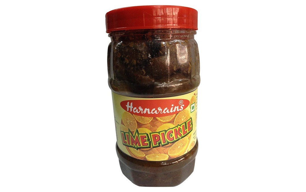 Harnarains Lime Pickle    Plastic Jar  900 grams